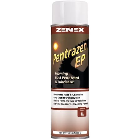 Zenex Pentrazen EP Foaming Rust Penetrant net 15.75 oz. 1 Can 492885-1